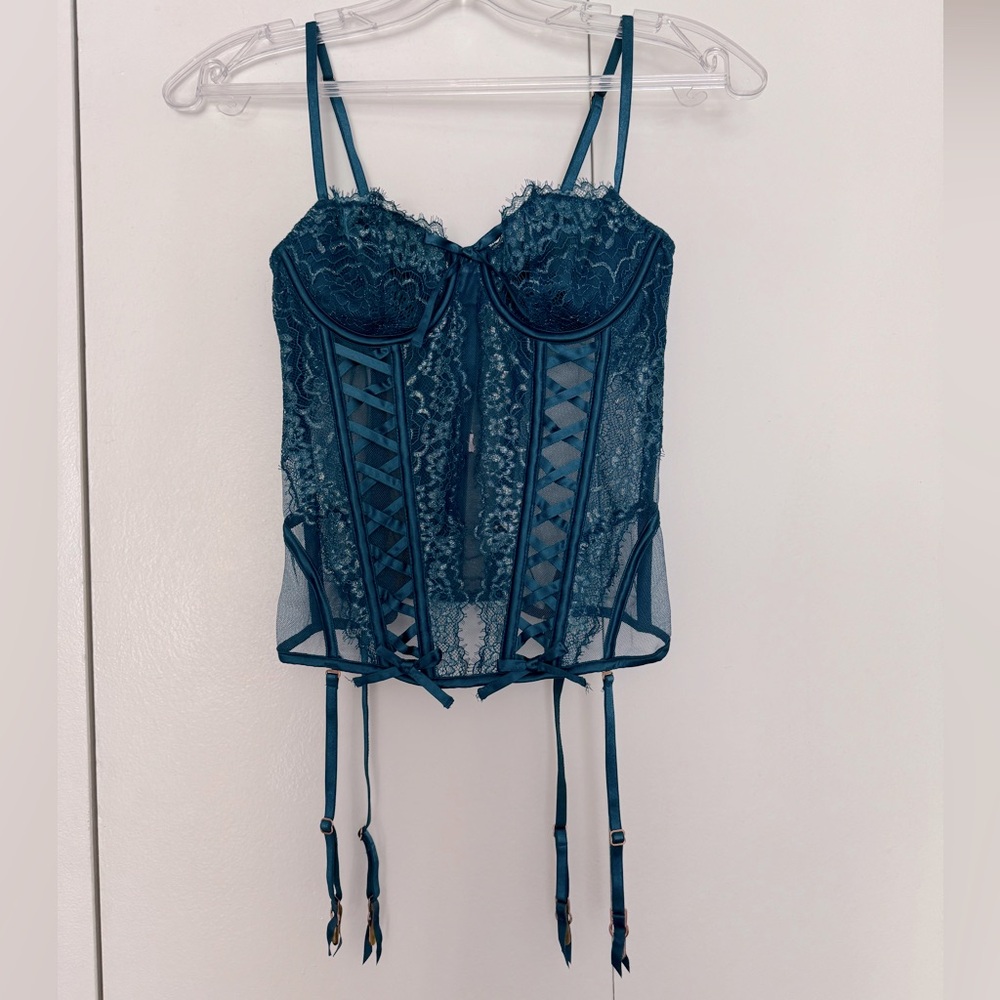 Victoria‘s secret teal corset size xs
